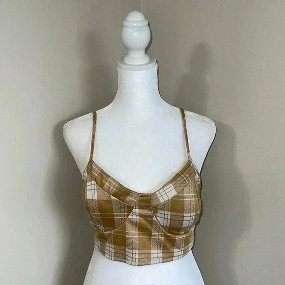 J For Justify Plaid Bustier​​ - Picture 1 of 8